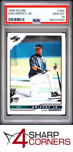 1996 SCORE #282 KEN GRIFFEY JR. MARINERS HOF PSA 10