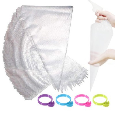 ho sac à Poche USA e Getta,100 Monouso Grandi Sacchetti e 4 Clip per