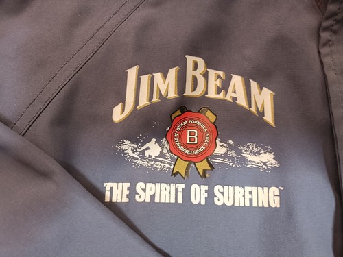Vintage RIP CURL BELLS PRO Bells Beach Surf Competition Spray Jacket Jim Beam M - Picture 4 of 10