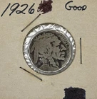 1926 Good Buffalo Nickel