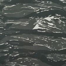 Fabric By The Yard - Gray Black Camouflage - 44 Wide - Cotton/synthetic blend