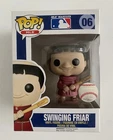 FUNKO POP 06 MLB  SWINGING FRIAR Mascot VAULTED  Bat In Front Vinyl Figure