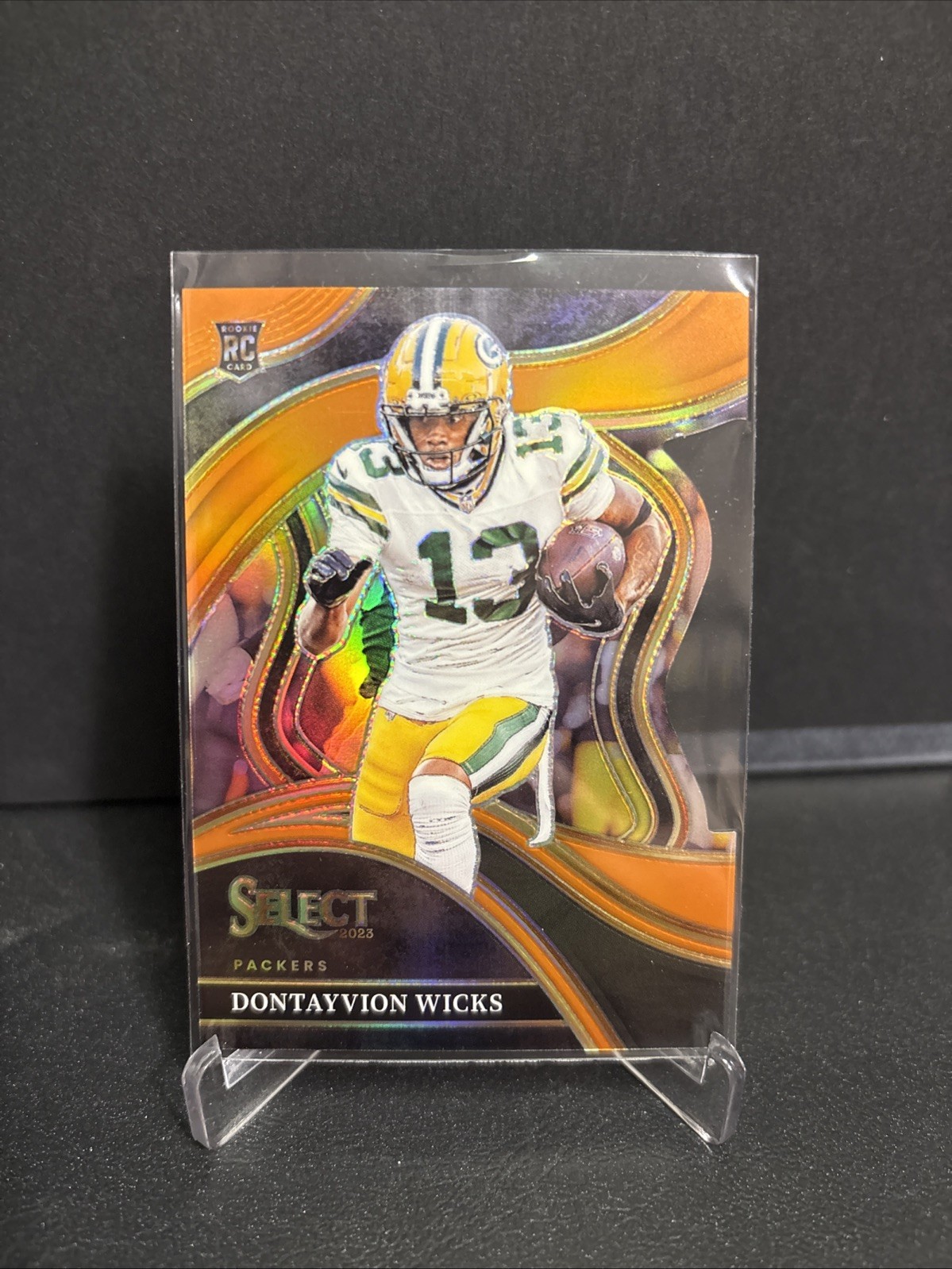 2023 Panini Select - Club Level Dontayvion Wicks #271 Orange Die-Cut /399 (RC)