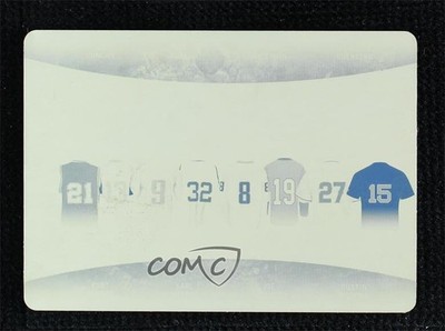 2019 Leaf ITG Used Sports Printing Plate Yellow 1/1 Tim Duncan Steve McNair 0c6