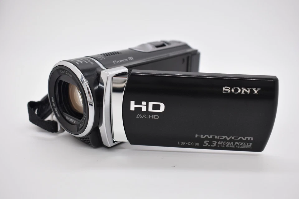Sony Handycam HDR-CX190 Black Digital Video Camcorder 30x Zoom 5.3MP - Bundle - Image 3 of 4