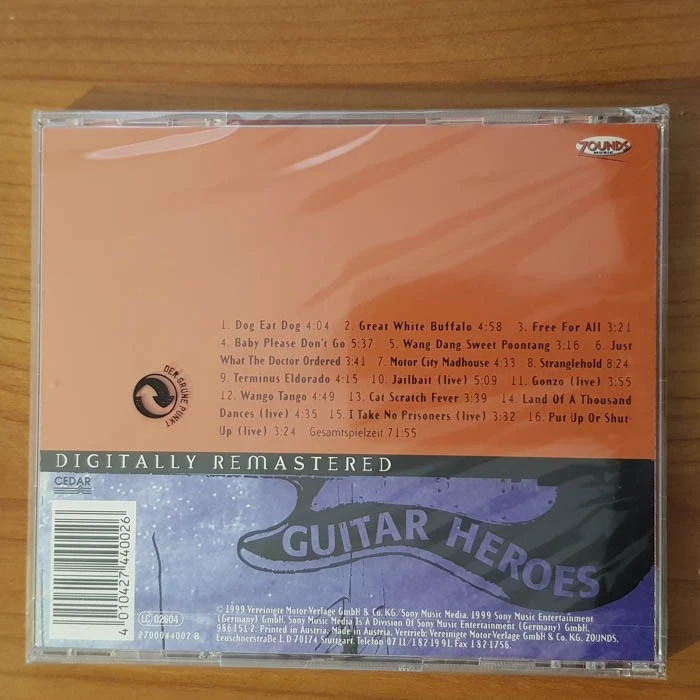 NEUE CD - ZOUNDS - TED NUGENT - Great White Buffalo - Bild 2 von 2