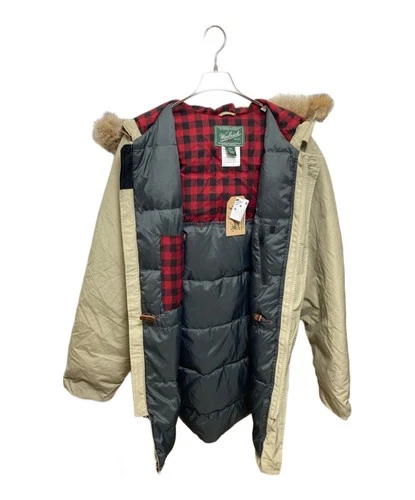 Woolrich Down Jacket Arctic Parka Men's Size XL Beige image 3