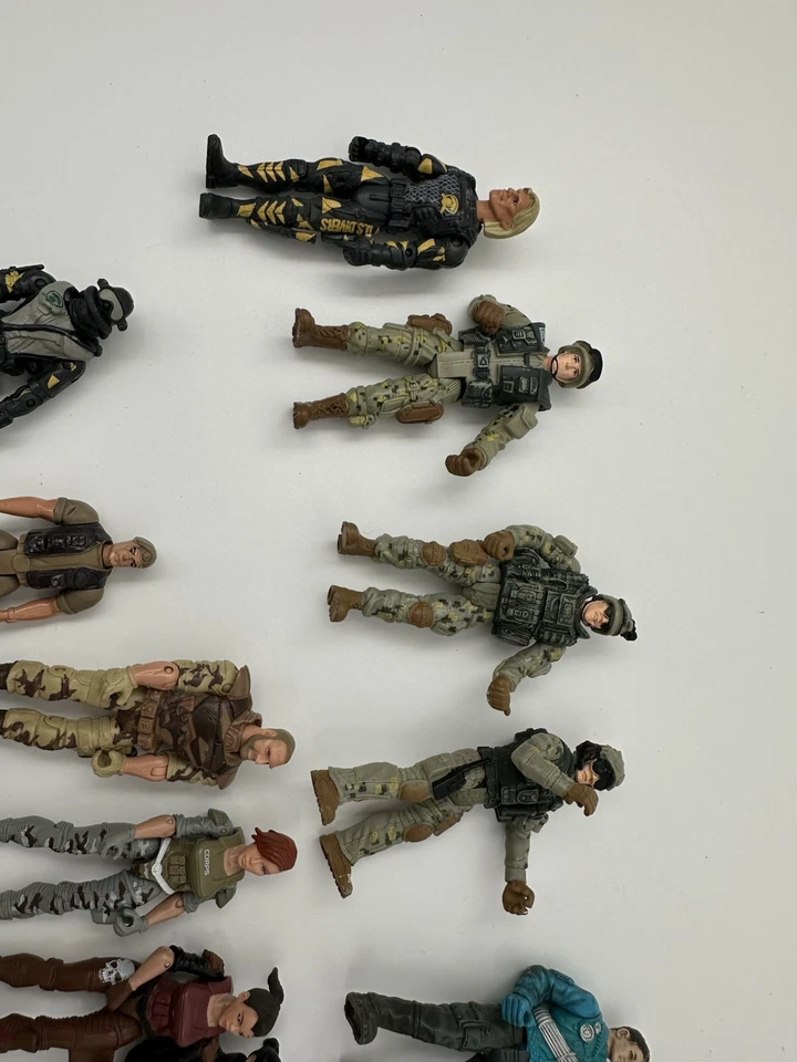 Lote de figuras Lanyard The Corps Time Crisis usadas Foto 2 de 4