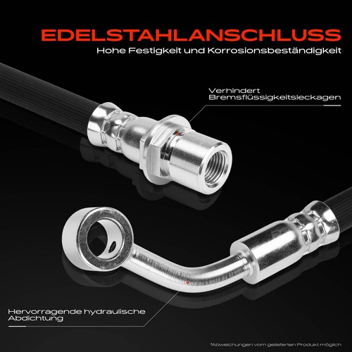 2x Bremsschlauch Bremsschläuche Hinterachse für Chevrolet Captiva Opel Antara - Bild 9 von 10