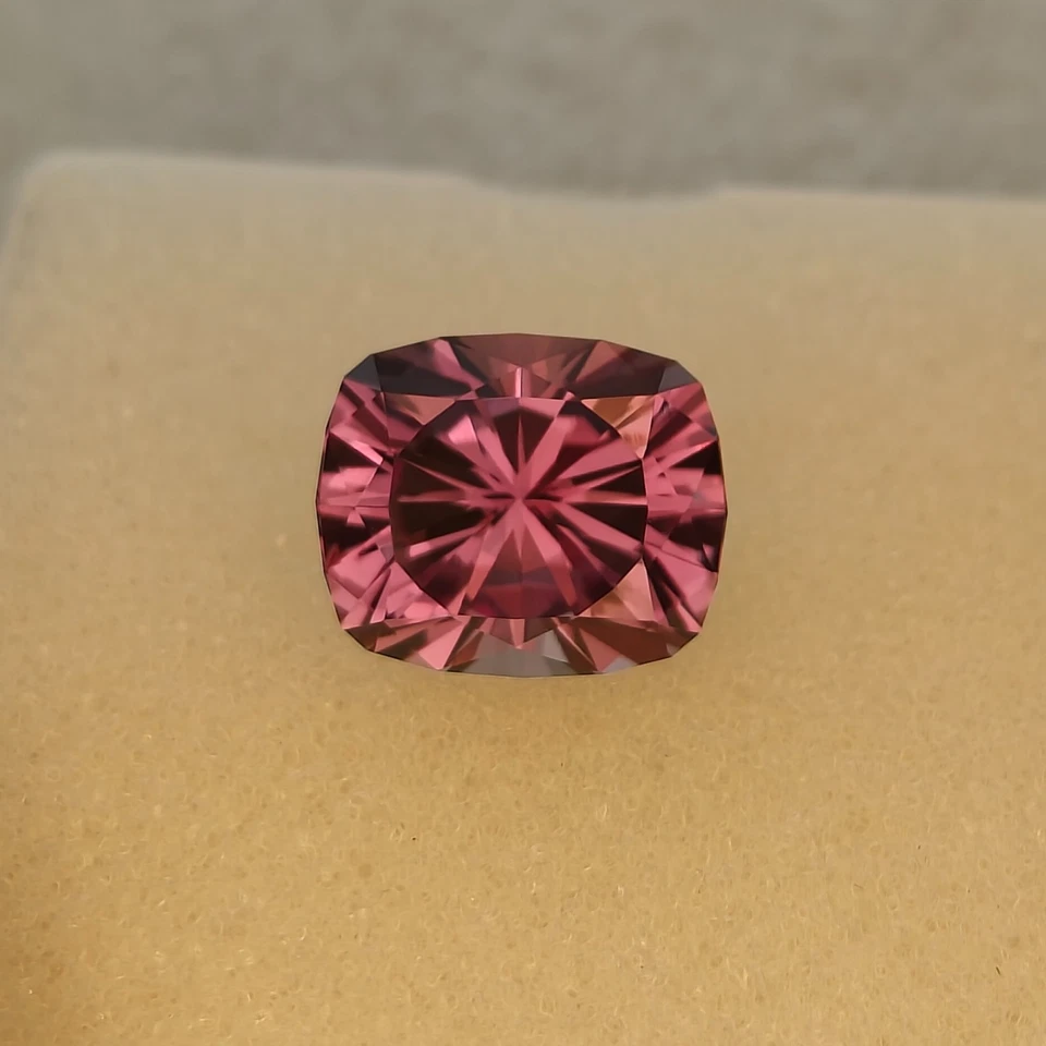 Precision Cut - 8.05 Ct Lab Alexandrite, 10x12 MM Cushion Cut Alexandrite - Image 2 of 4