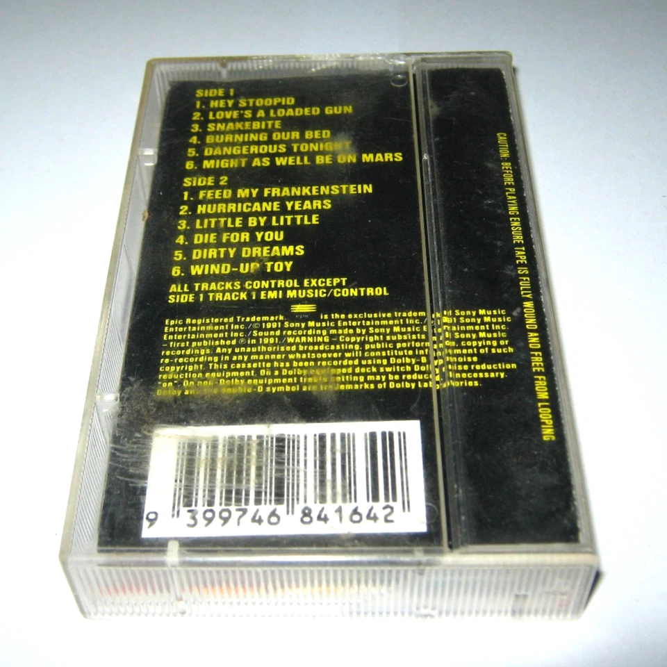 Alice Cooper - Hey Stoopid - Cassette Tape - VGC - Image 2 of 3