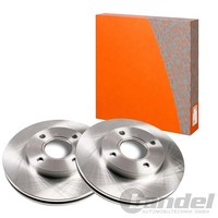 2X Dr!ve+ Bremsscheiben Vorne 258Mm BelÜFtet Passend FÜR Ford Courier Fiesta