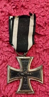 1914 German WW1 Iron Cross Second Class With Ribbon marked MFH iin ring