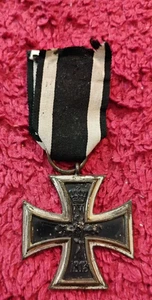 Wwi German Iron Cross Medal 1914 Original Militaria 1914 German WW1 Iron Cross Second Class With Ribbon marked MFH iin ring