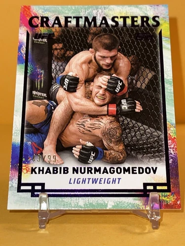 2024 TOPPS UFC KNOCKOUT PURPLE REFRACTOR CRAFTMASTERS KHABIB NURMAGOMEDOV 43/99