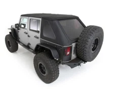 Smittybilt Bowless Combo Top Kit with Tinted Windows For 07-18 Wrangler JK 4.Dr