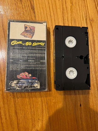 Gone In 60 Seconds (1974) VHS Full Throttle Video Regular NTSC VHS Version Rare - Picture 2 of 4
