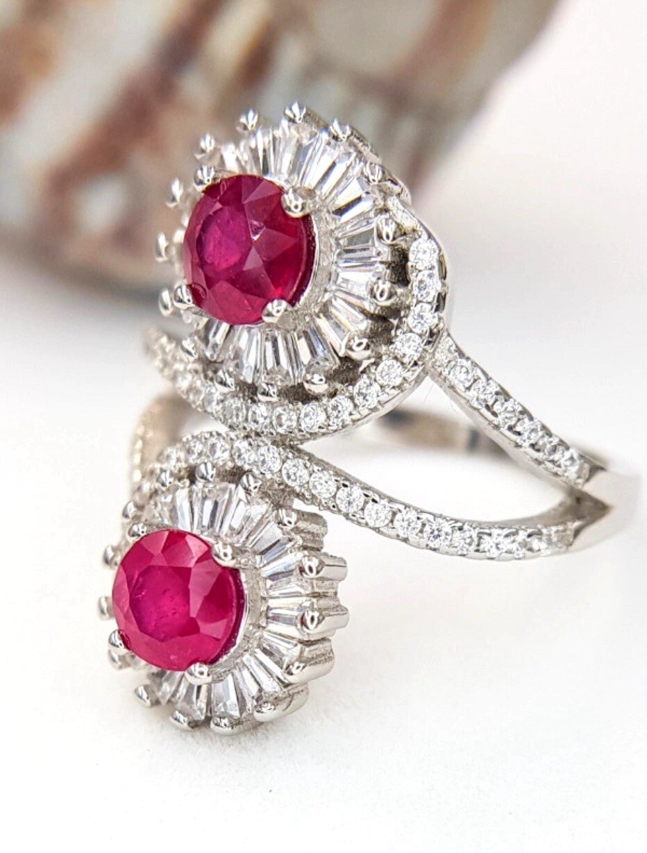Beautiful Ruby Gems Ring - image 4