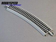 BACHMANN E-Z TRACK HO 22" RADIUS CURVE SECTION train gray eztrack BAC44583 NEW