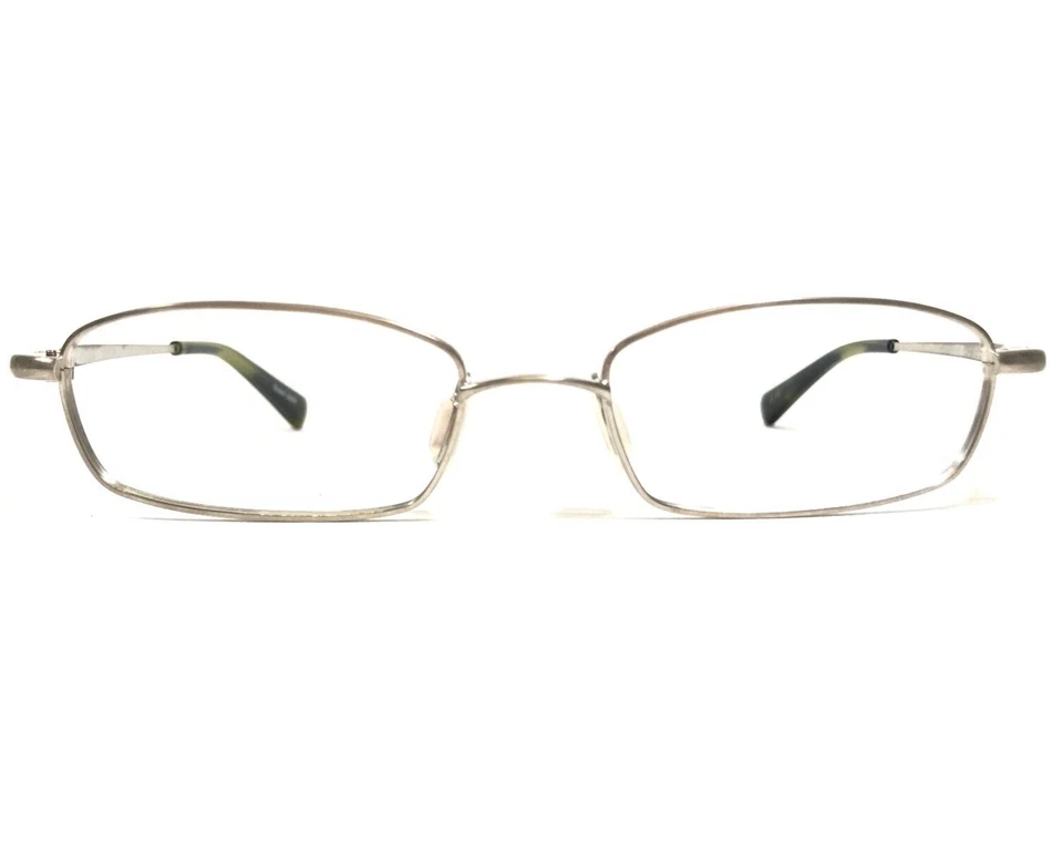 Oliver Peoples Eyeglasses Frames OP-670 BC Silver Rectangular Full Rim 49-17-135 - Image 2 of 4