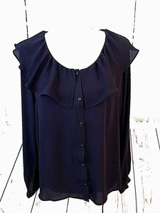chiffon peasant blouse