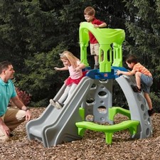 step2 2 story playhouse with slide