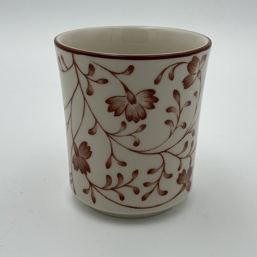 Sango Jardin 717 Fresh Flowers Sienna Japan 4 Set of 8 oz Coffee Mugs Cups - Picture 4 of 9