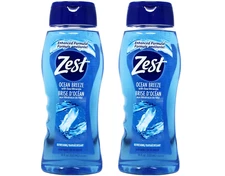 Zest Body Wash Ocean Breeze with Sea Minerals Refresh 18 Ounce (Pack of 2)