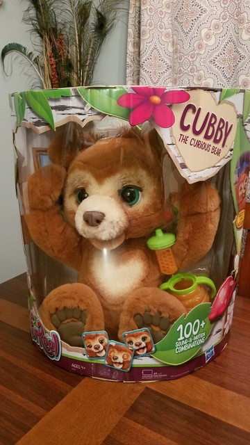 FurReal Cubby The Curious Bear Interactive Plush Toy - E4591 for sale online | eBay