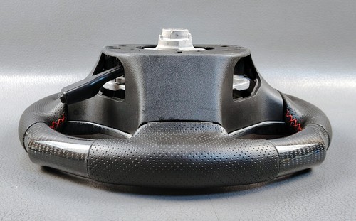 LEXUS CT200H F SPORTS REAL CARBON MULTIMEDIA FLAT TOP RED STICH STEERING WHEEL - Picture 16 of 20