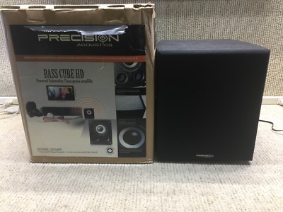 Precision Acoustics 100-Watt Subwoofer (Bass Cube HD)