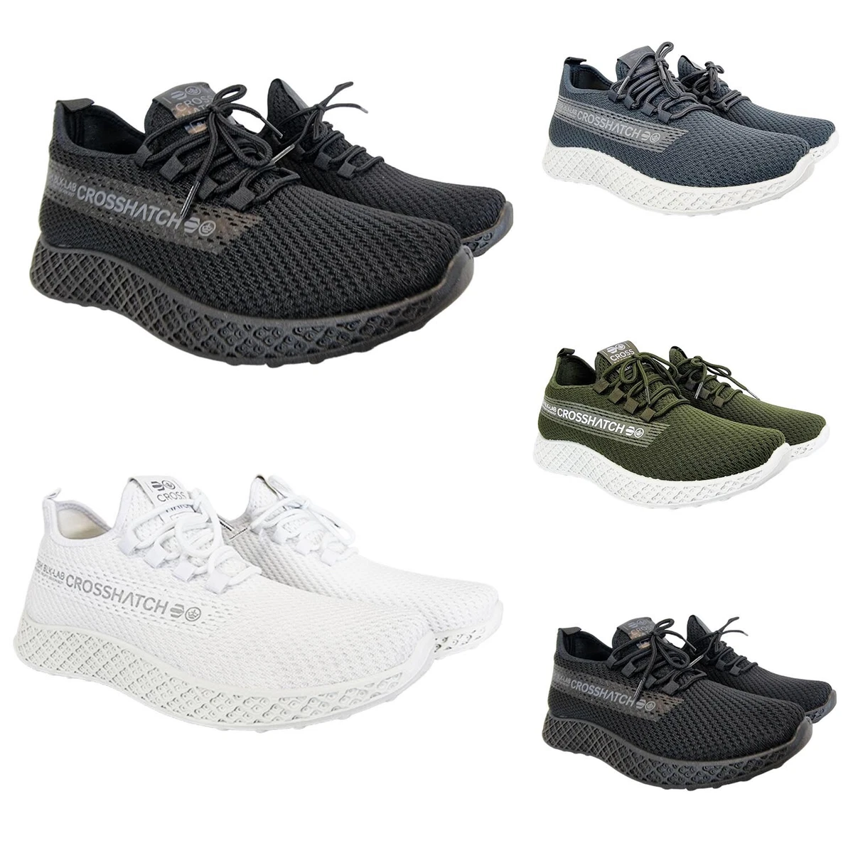 Crosshatch lightweight shop trainers