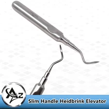 DENTAL HEIDBRINK ELEVATOR #H2 LEFT WITH HOLLOW HANDLE SURGICAL INSTRUMENTS