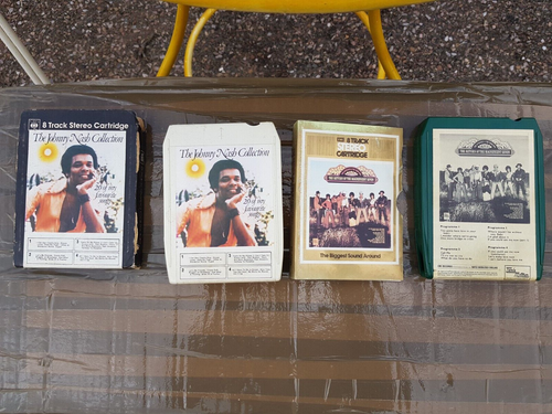 8 TRACK x2 THE JOHNNY NASH COLLECTION & THE SUPREMES & FOUR TOPS MAGNIFICENT 7