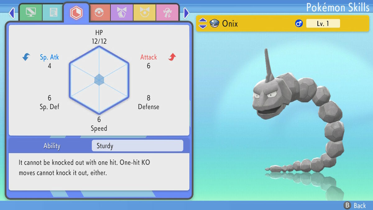 Shiny/non-shiny Onix/steelix 6IV Brilliant Diamond/shining 