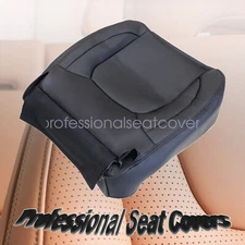 2005 For Dodge Ram Laramie Passenger Bottom Replacement Leather Seat Cover Black