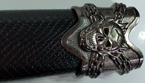 41" Decorative Collectible Fantasy Display Demon Cross-Guard w/Scabbard Sheath - Picture 6 of 19