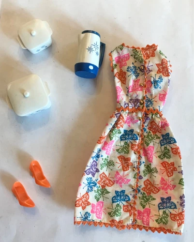 VINTAGE 1960’s BARBIE outfit #1628 Brunch Time near Complete
