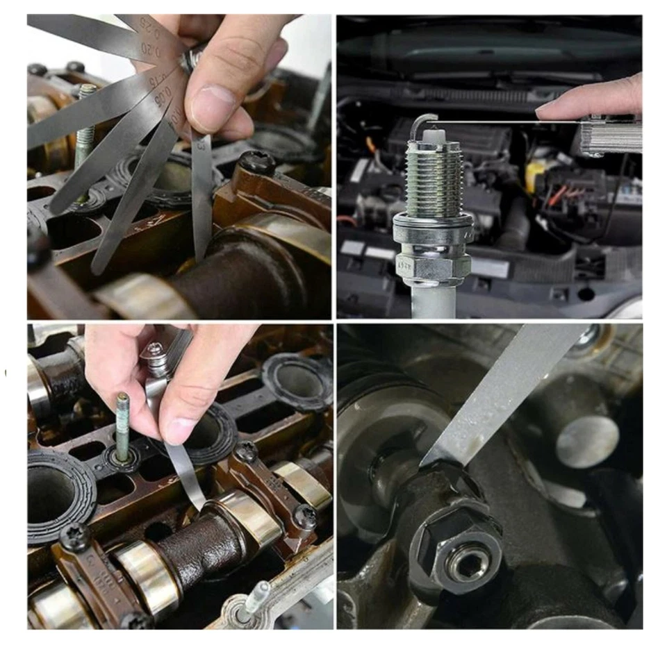 Jeu de Cales Précision Jauge Epaisseur 0.02-1mm Réglage Soupape Moteur Auto Moto - Photo 4/4