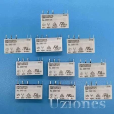 24VDC 6A 250VAC 5-Pin For No.2961105 Phoenix Contact Power Relay (Pack of 10)