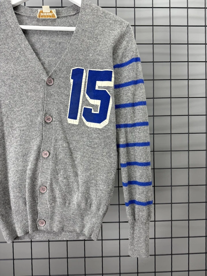 Diesel Vintage wool mens cardigan size S Duties Paid (USA) - Image 2 of 4