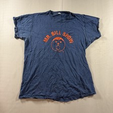 Vintage Mr Bill Show Single Stitch T-Shirt Size Large SNL Navy 80s