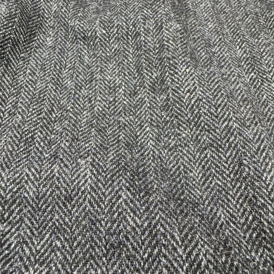 Мужской свитер Alan Paine 44 в елочку кардиган шерсть твид имитация шеи локоть нашивка - Изображение 2 из 4