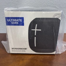 Sealed Original Black Ultimate Ears WONDERBOOM Wireless Speaker w/ Cable 🔊💎