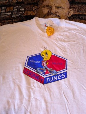 Looney Tunes Warner Bros Tweety Bird Shirt Large Vintage 1998 New