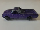 Vintage 1968 Hot Wheels Custom Fleetside Diecast Car Redline Purple Hong Kong