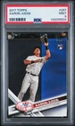 2017 Topps Aaron Judge #287 Catching PSA 9 (RC) (YANKEES)