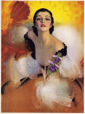 VINTAGE ROLF ARMSTRONG PINUP GIRL BEAUTY POSTER ART PRINT 10.5 x 14.25 ANTIQUE