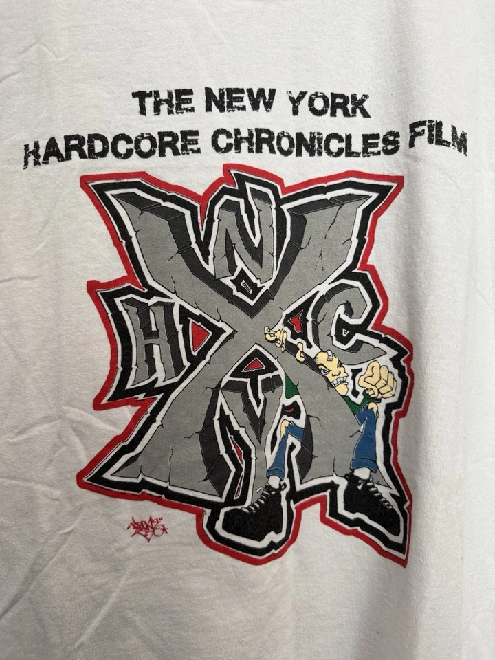 The New York Hardcore Chronicles Film T-shirt NYHC Cromags Agnostic Front XL - Image 4 of 4