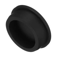 High Temp Silicone Plug T Shaped Solid Silicon Stopper Black 49x16x12mm